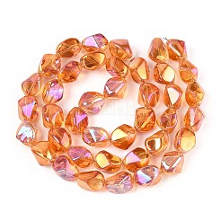 Гальванизируйте прозрачное стекло бисер нитей&nbsp;EGLA-N017-02C