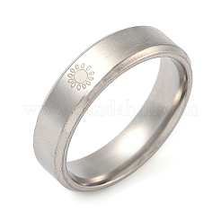 201 перстень из нержавеющей стали для мужчин&nbsp;RJEW-Z092-01P-01