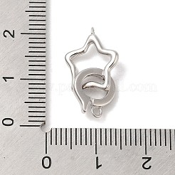 925 застежка из стерлингового серебра с родиевым покрытием&nbsp;STER-G038-10P