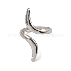 Кольца-манжеты открытого типа из нержавеющей стали марки 304&nbsp;RJEW-Z018-02P