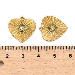 Подвеска из нержавеющей стали 304 со стразами&nbsp;STAS-U047-27G