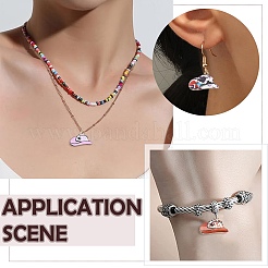 45 шт. подвески из цинкового сплава с двухцветной печатью&nbsp;FIND-CJ0004-24