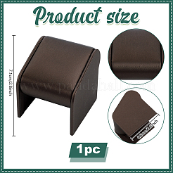 Настольный держатель для часов из искусственной кожи&nbsp;ODIS-WH0007-64B