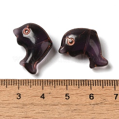 Прозрачные бусины лэмпворк&nbsp;LAMP-P065-05A-08