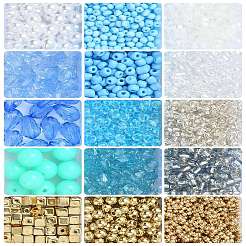 Наборы для самостоятельного изготовления богемных браслетов из бусин&nbsp;DIY-YW0011-48