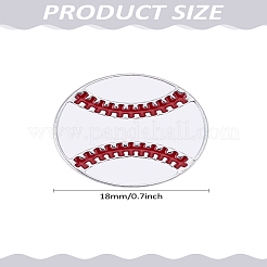 1 шт. Бейсбольные эмалевые значки&nbsp;JEWB-LP0004-66
