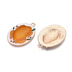 Подвески из сплава с эмалью на тему Дня благодарения&nbsp;ENAM-T020-52F-01