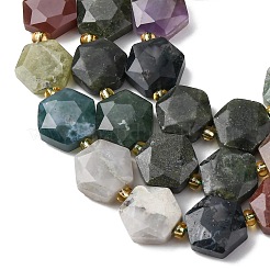 Природного индийского агата бисер нитей&nbsp;G-H344-A01-01