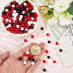 Непрозрачные акриловые бусины&nbsp;SACR-PA0001-04B-03