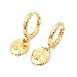 Самородки латунные серьги-кольца&nbsp;EJEW-H108-22G