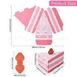 Картонные бумажные треугольные коробки для упаковки конфет&nbsp;CON-CJC0001-02A
