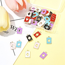 48шт 6 цвета подвеска из сплава&nbsp;ENAM-FS0002-61