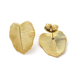 Ионное покрытие (ip) серьги-гвоздики из нержавеющей стали 304 для женщин&nbsp;EJEW-I281-37G