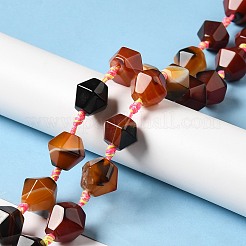 Природный агат бисер нитей&nbsp;G-K334-03B