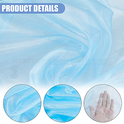 2м ткани из полиэфирной органзы&nbsp;DIY-WH20031-072B