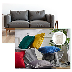 20м хлопковый витой шнур&nbsp;OCOR-WH0111-58