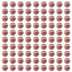 300 шт. напечатанные распылением непрозрачные акриловые европейские бусины&nbsp;SACR-TA0001-56