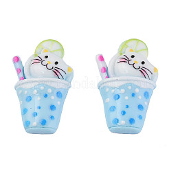 Непрозрачные кабошоны из смолы&nbsp;LS-X-CRES-N021-126