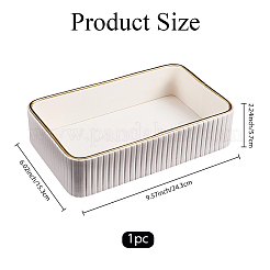 Ящики для хранения из искусственной кожи без крышки AJEW-WH20068-003A