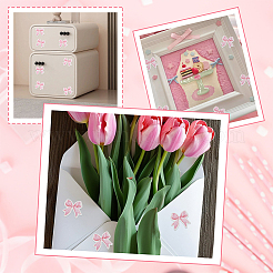 Наклейки с бантом pp&nbsp;DIY-WH20007-281C