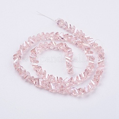 Стеклянные бусины с гальваническим покрытием &nbsp;EGLA-J145-6mm-AB02