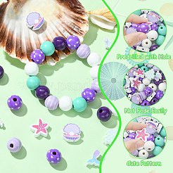 Натуральные деревянные бусы&nbsp;WOOD-CJ0002-D