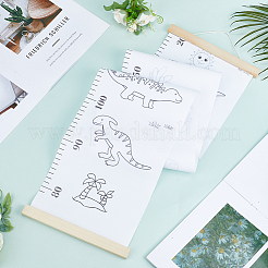 Съемная таблица роста с рисунком динозавра для детей&nbsp;AJEW-WH0165-72B