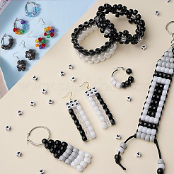 1000шт набор из пластиковых бусин пони и акриловых бусин-цветов&nbsp;DIY-SP0003-95B