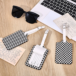 3 шт. багажная бирка из искусственной кожи&nbsp;AJEW-ME0002-25