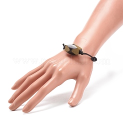 Акриловые овальные браслеты из бисера&nbsp;BJEW-JB08545-01