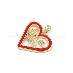 Латунь эмаль подвески&nbsp;KK-D424-31B-G