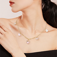 Комплекты украшений из цепочек-скрепок из нержавеющей стали 304 и браслетов SJEW-SC0001-07G