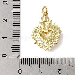 Подвески из латуни с эмалью в стойку&nbsp;KK-S372-01G-01