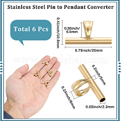 6 шт. конвертер из нержавеющей стали для крепления штифта к подвеске&nbsp;FIND-SC0019-08