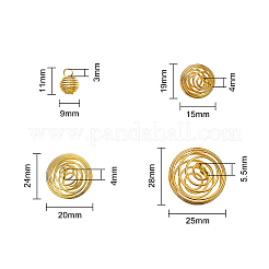 40шт 4 размера подвески из железной проволоки&nbsp;IFIN-CJ0001-40G