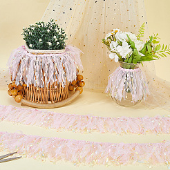 Бахрома из полиэстеровой кружевной ленты&nbsp;DIY-WH20062-40B