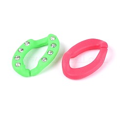 Непрозрачные акриловые кристаллы со стразами&nbsp;OACR-T031-03M