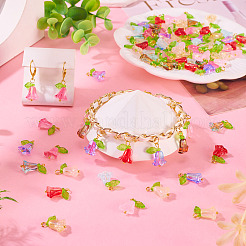 10 пакет стеклянные подвески&nbsp;FIND-TA0008-41