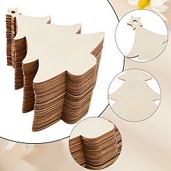 24 шт. подвески из необработанного дерева и пеньковая веревка&nbsp;FIND-WH20020-26B