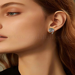 2 шт. серьги-каффы из нержавеющей стали&nbsp;EJEW-LP0009-21MC