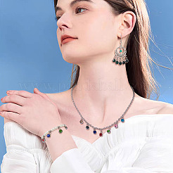 10 шт. подвески со стеклянными стразами&nbsp;STAS-TA0003-26G