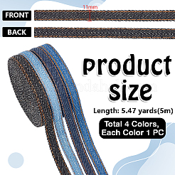 4 шт. нейлоновая лента 4 цветов&nbsp;OCOR-PH0007-04