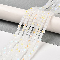 Имитация нефрита гальванических бисер пряди&nbsp;LS-GLAA-F029-J4mm-D06