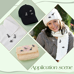 11шт 11 стиля броши из сплава&nbsp;JEWB-PH0001-58