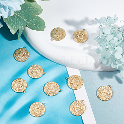 15шт латунные подвески&nbsp;KK-BBC0002-90