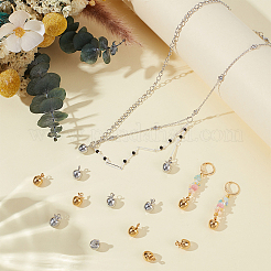 20 шт. 2-х цветные подвески из нержавеющей стали&nbsp;STAS-BC0004-11