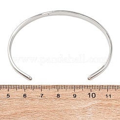 Браслеты-манжеты из нержавеющей стали 304 для женщин&nbsp;BJEW-Z146-05P