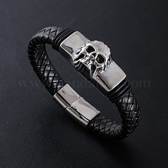 Браслеты из плетеного шнура из искусственной кожи в стиле панк&nbsp;EQ6903