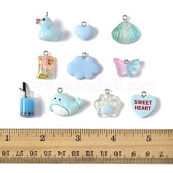 1 пакетик подвесок из смолы&nbsp;RESI-FS0002-22