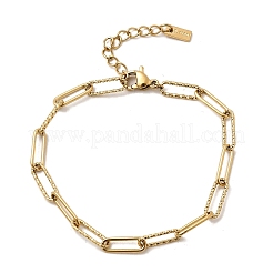 Браслеты-цепочки из нержавеющей стали 304 для женщин&nbsp;BJEW-Z140-01G